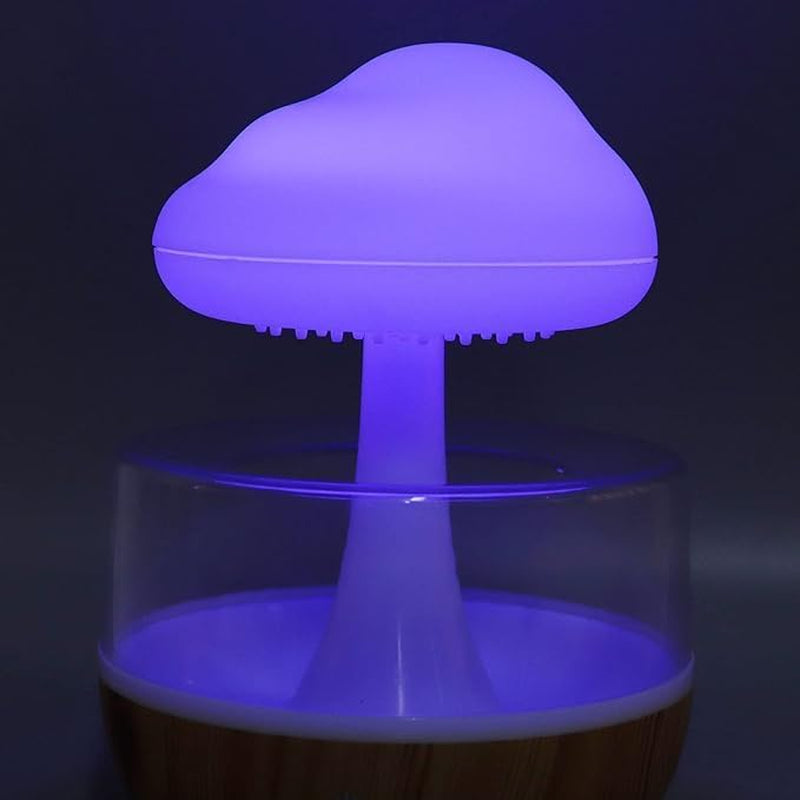 The Rain Cloud Diffuser — Essential Oil & Ambient Mist Lamp with 7-Color Night Light